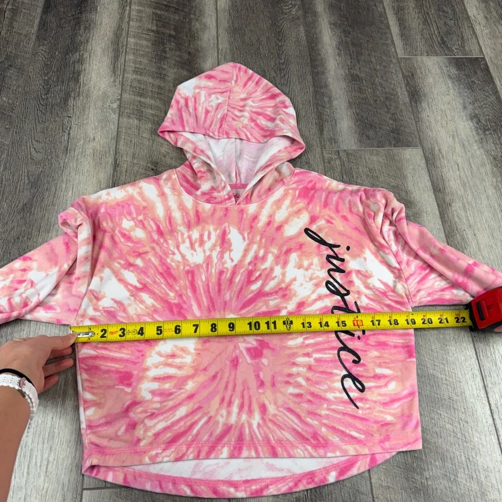 Justice Girls‎ Pink Tie Dye Hoodie